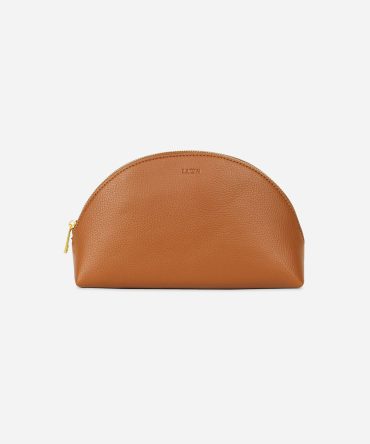 The Cosmetic Bag Large - Brown