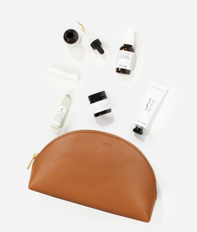 The Cosmetic Bag Large - Brown - Image 3