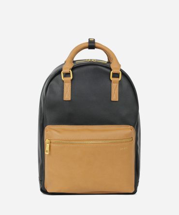 The Diaper Pack  - Black / Tan