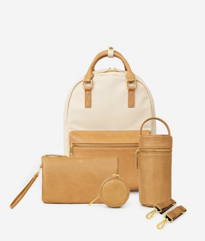 The FD + Anthropologie Diaper Pack Bundle - Sand / Tan