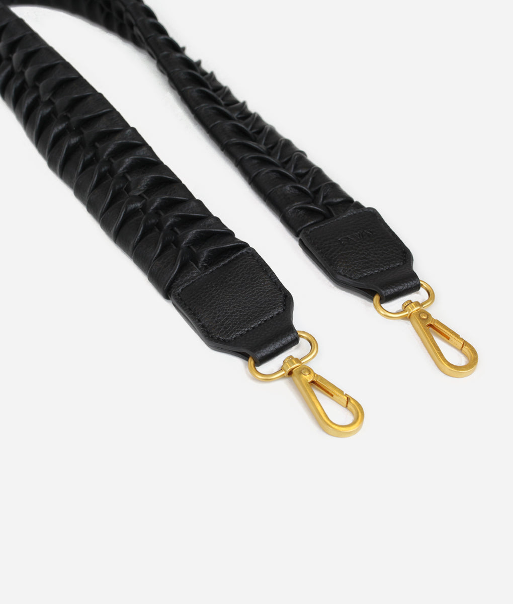 The Fishtail Braid Strap Short – Black