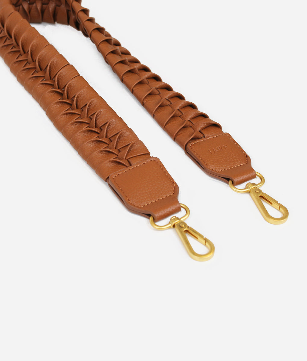 The Fishtail Braid Strap Short – Brown