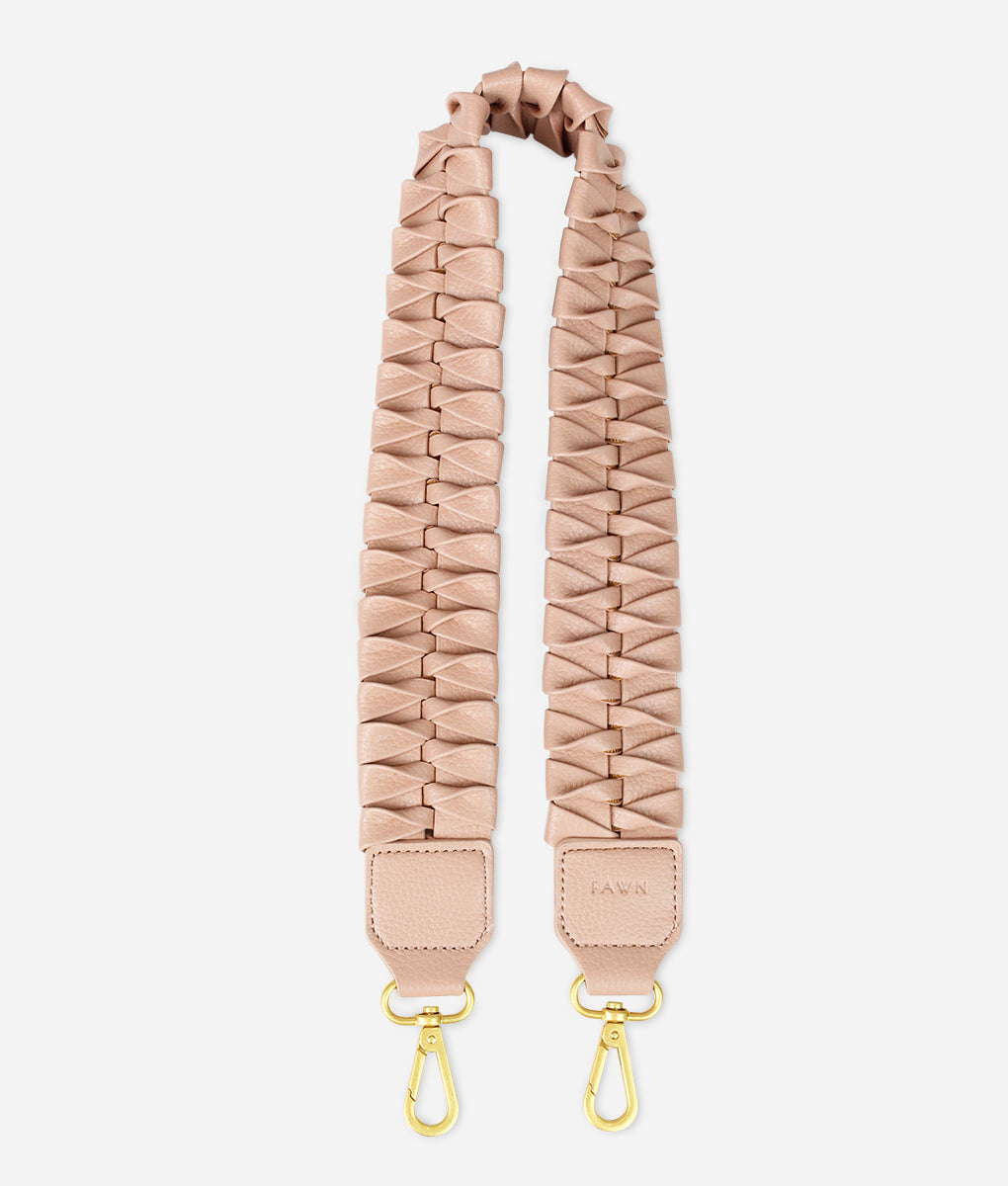 The Fishtail Braid Strap Short – Warm Blush