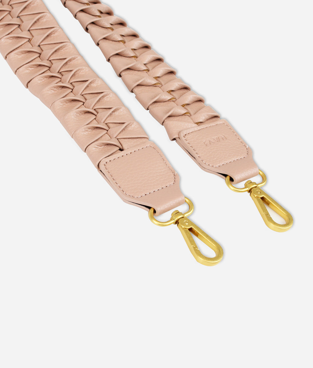 The Fishtail Braid Strap Short – Warm Blush
