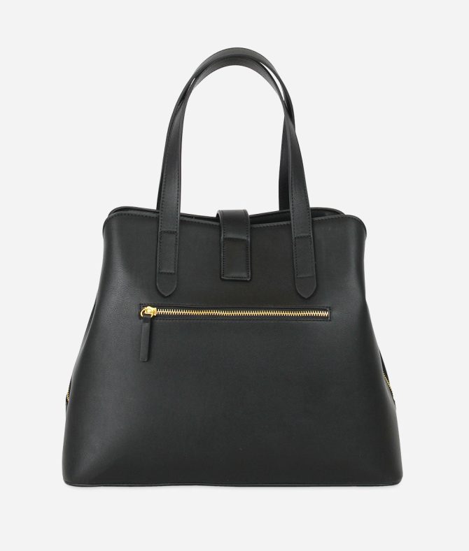 The Satchel Bag - Black - Image 3