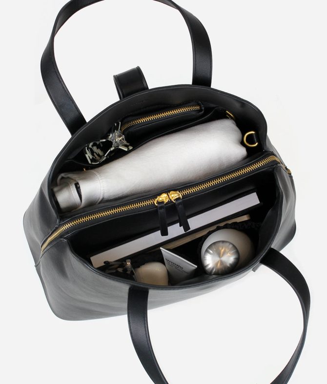 The Satchel Bag - Black - Image 5
