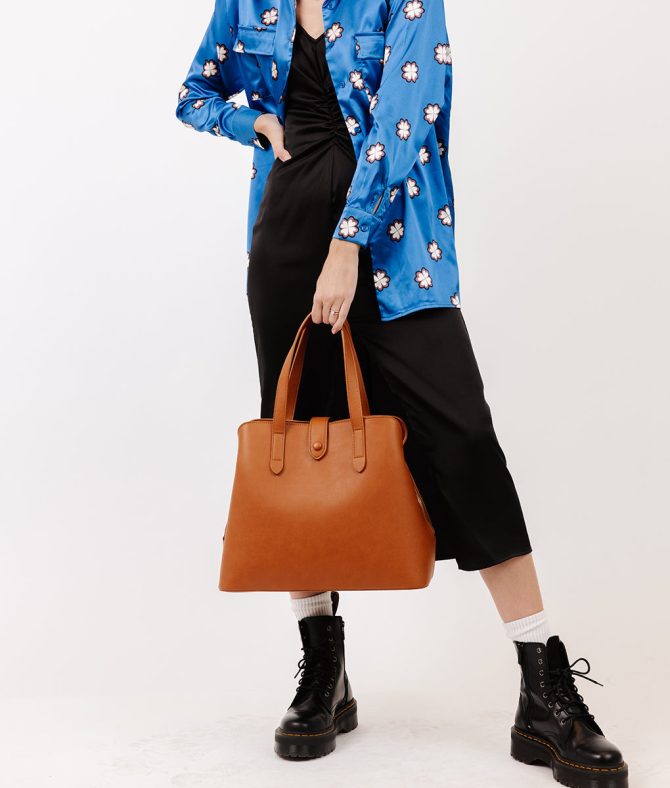 The Satchel Bag - Brown - Image 7