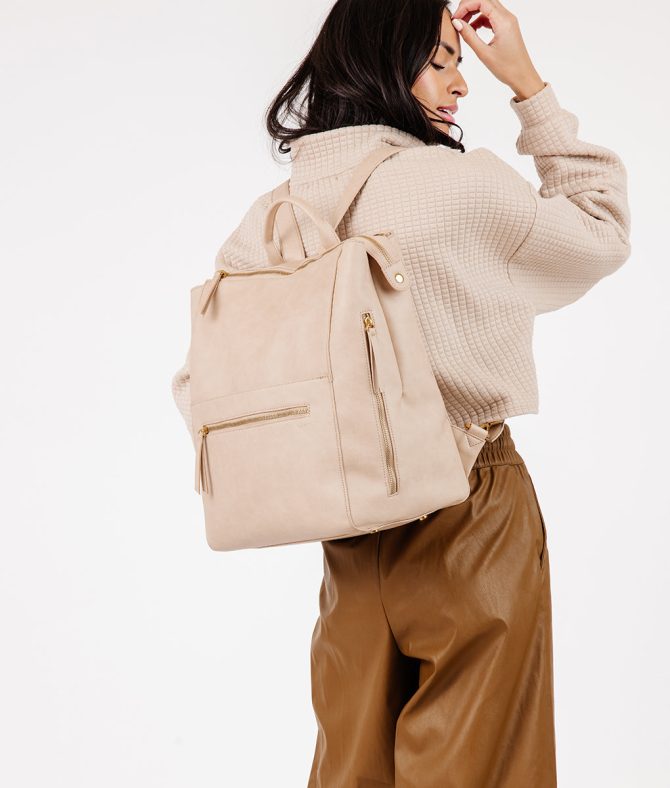 The Fawn + Nordstrom Square Diaper Bag Bundle - Beige - Image 11