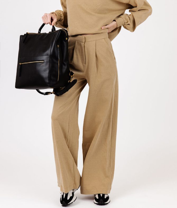 The Square Diaper Bag - Black - Image 9