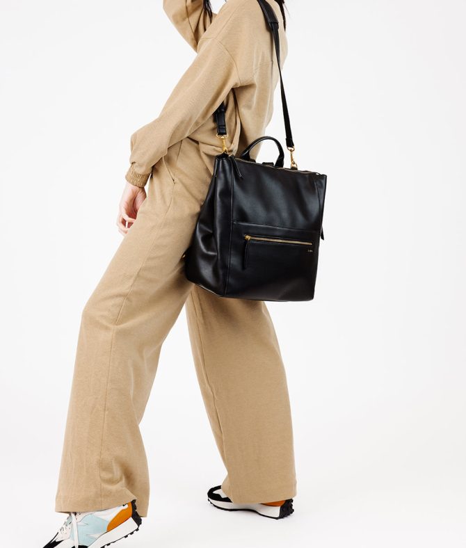 The Square Diaper Bag - Black - Image 7