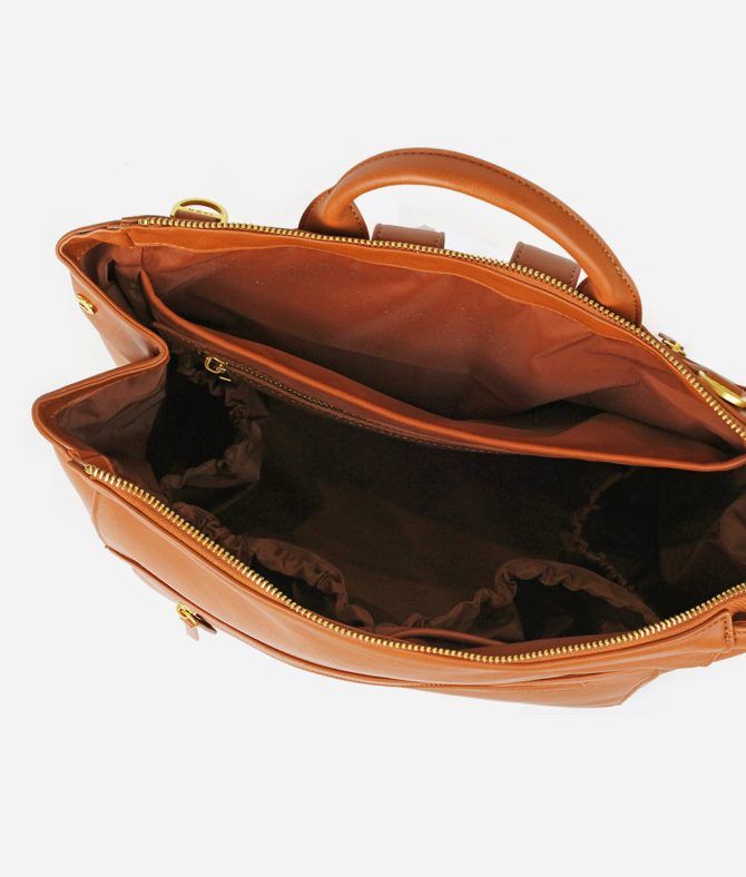 The Square Diaper Bag - Brown - Image 4
