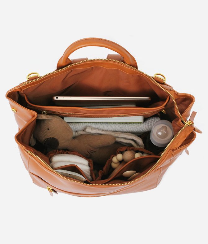 The Square Diaper Bag Bundle - Brown - Image 5