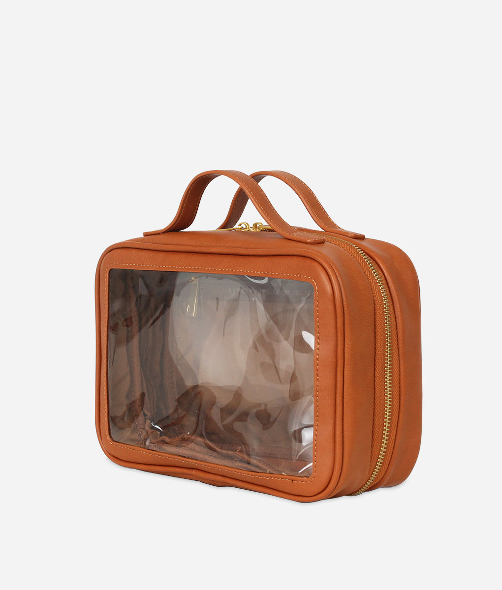 The Toiletry Case Large – Brown