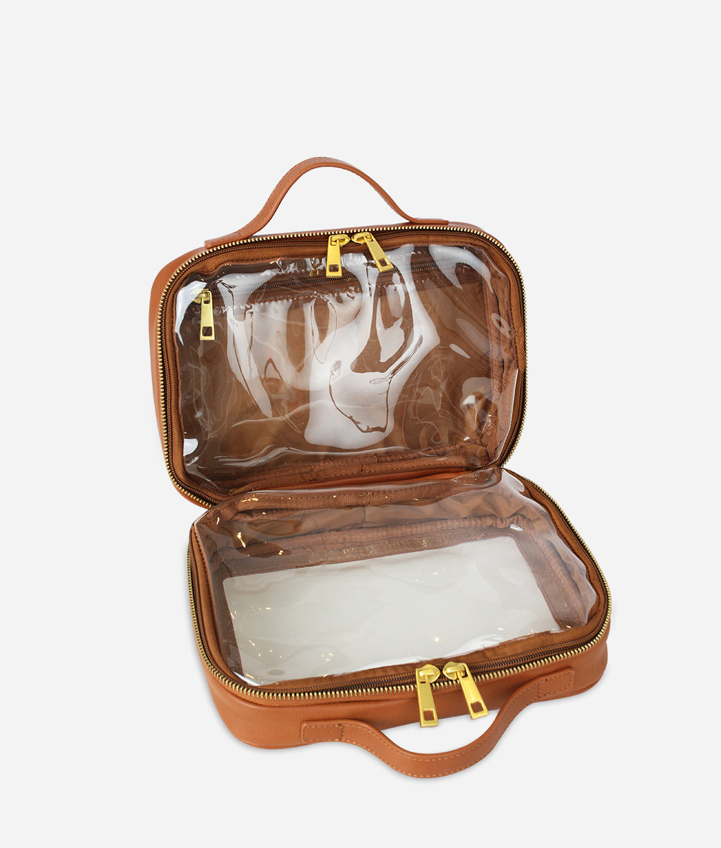 The Toiletry Case Large – Brown
