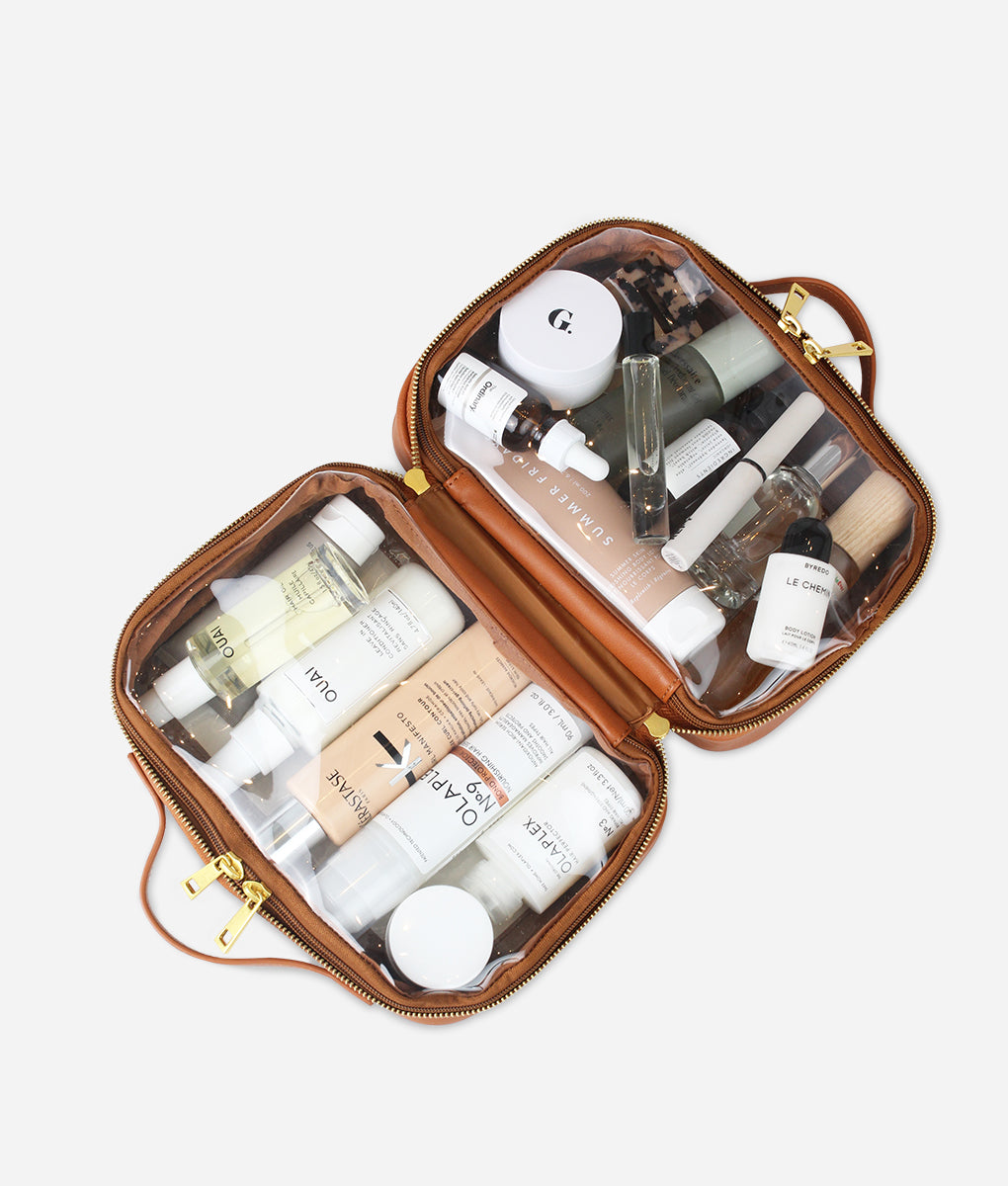 The Toiletry Case Large – Brown
