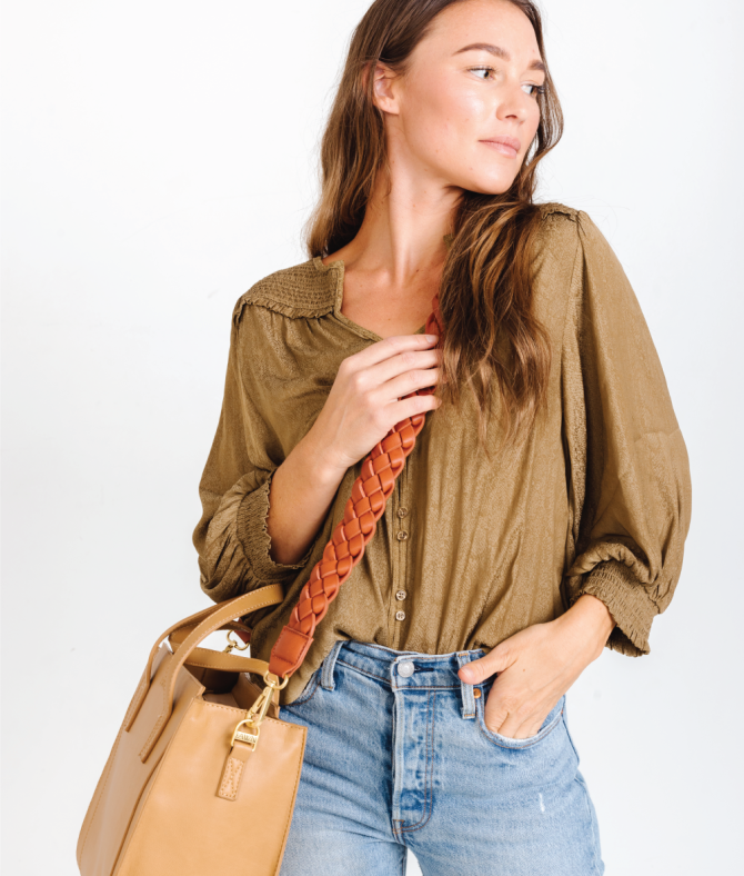 The Strap - Saddle/Braided - Image 4