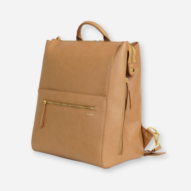 The Square Diaper Bag Bundle - Tan - Image 9
