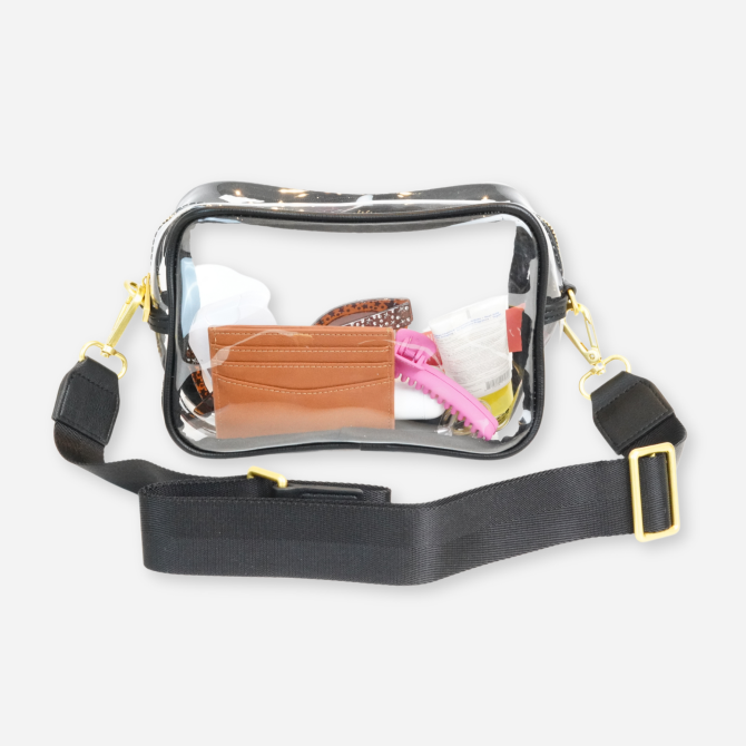The Clear Crossbody - Black - Image 3