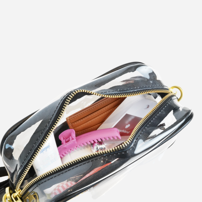 The Clear Crossbody - Black - Image 5