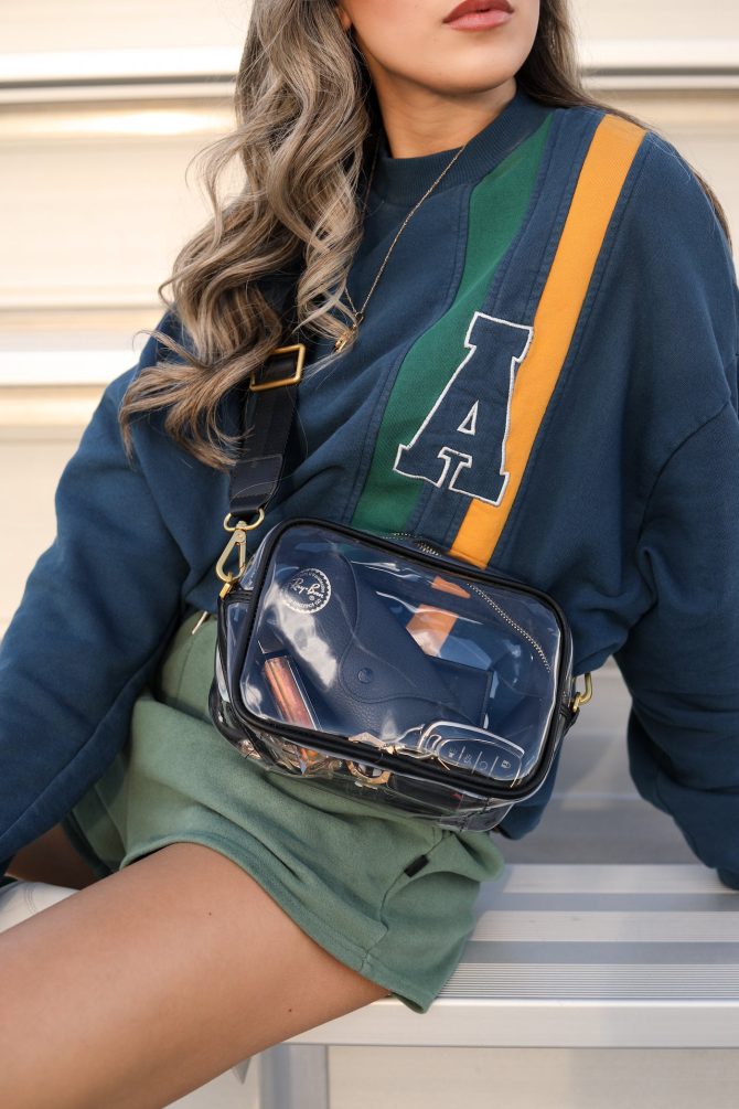 The Clear Crossbody - Black - Image 7