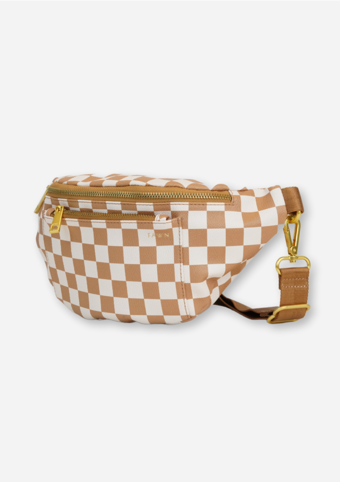 The Fawny Pack - Tan / Check - Image 2