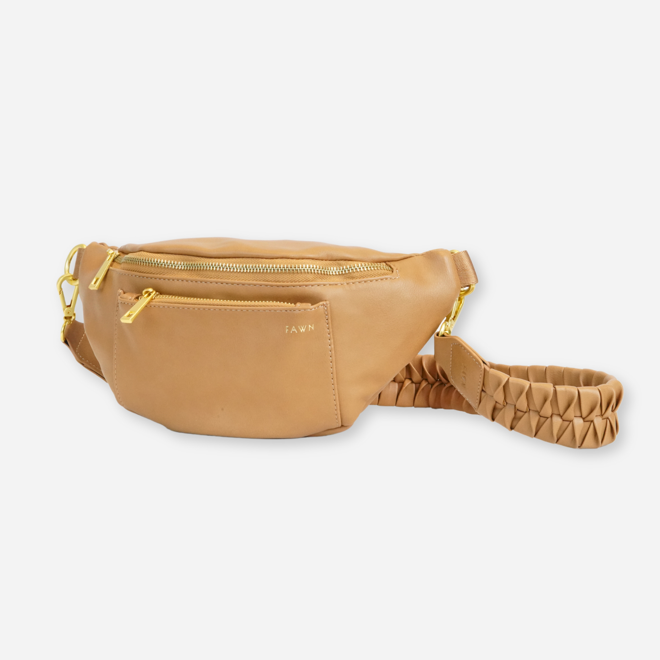 The Fishtail Braid Strap Short – Tan