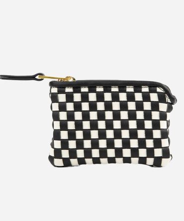 The Woven Wallet - Black/White