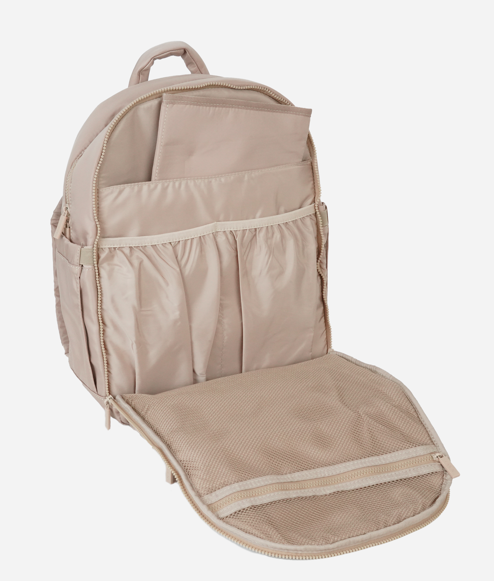 The Nylon Diaper Pack – Beige