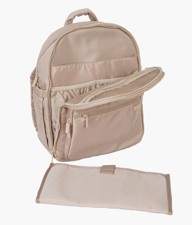The Nylon Diaper Pack - Beige - Image 5