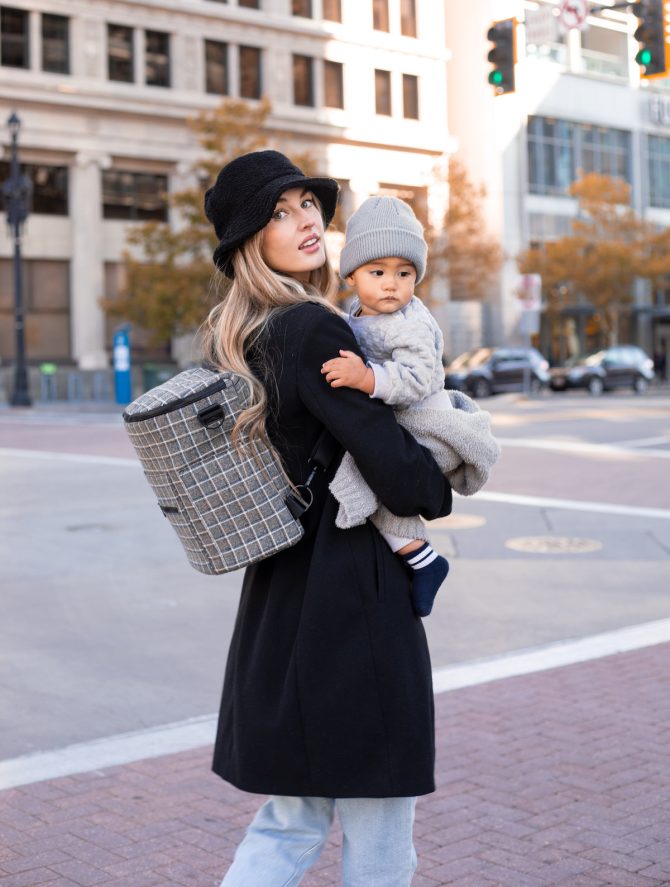 The Original Diaper Bag - Plaid Tweed - Image 6