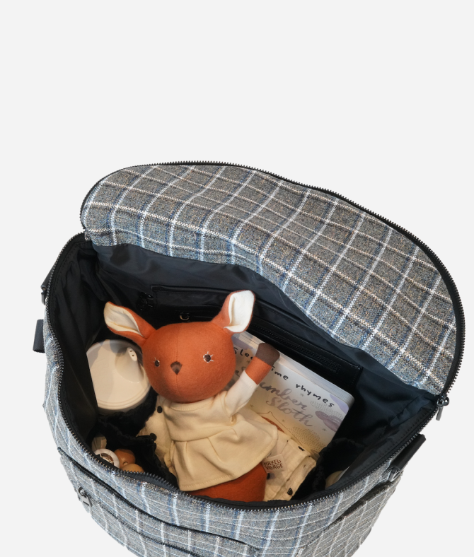 The Original Diaper Bag - Plaid Tweed - Image 5