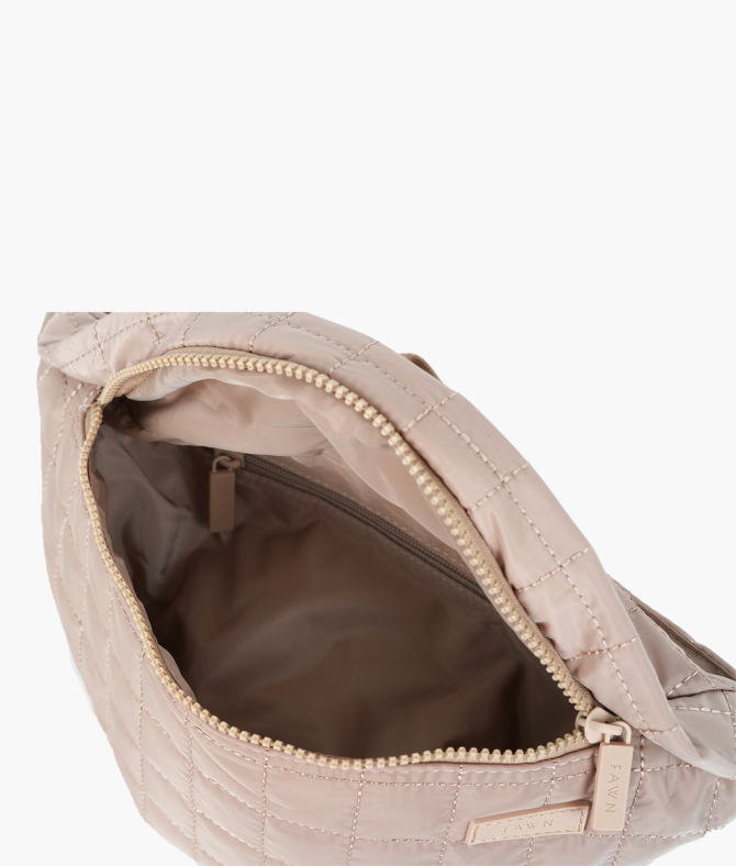 The Quilted Fawny Pack - Beige - Image 4