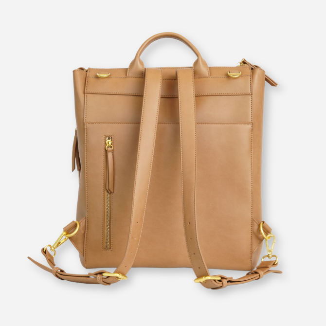 The Square Diaper Bag Bundle - Tan - Image 8