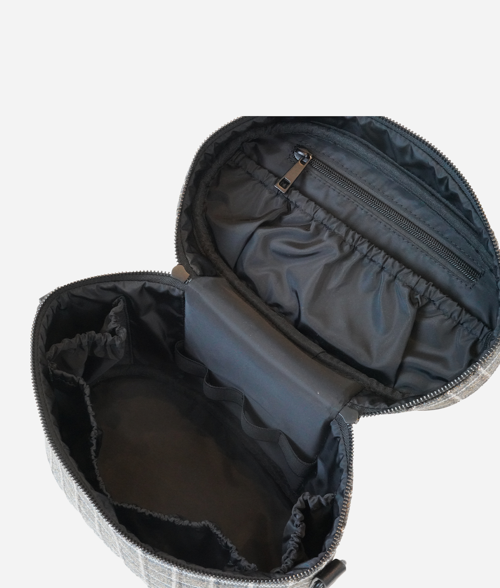 The Train Case – Plaid Tweed