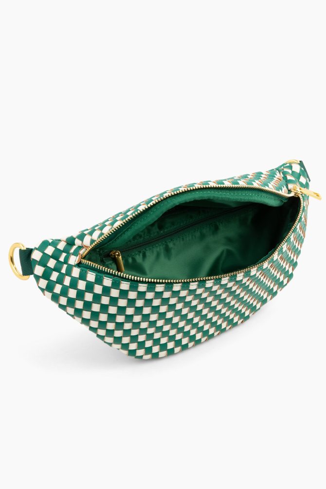 The Fawny Pack - Woven Green/White - Image 4