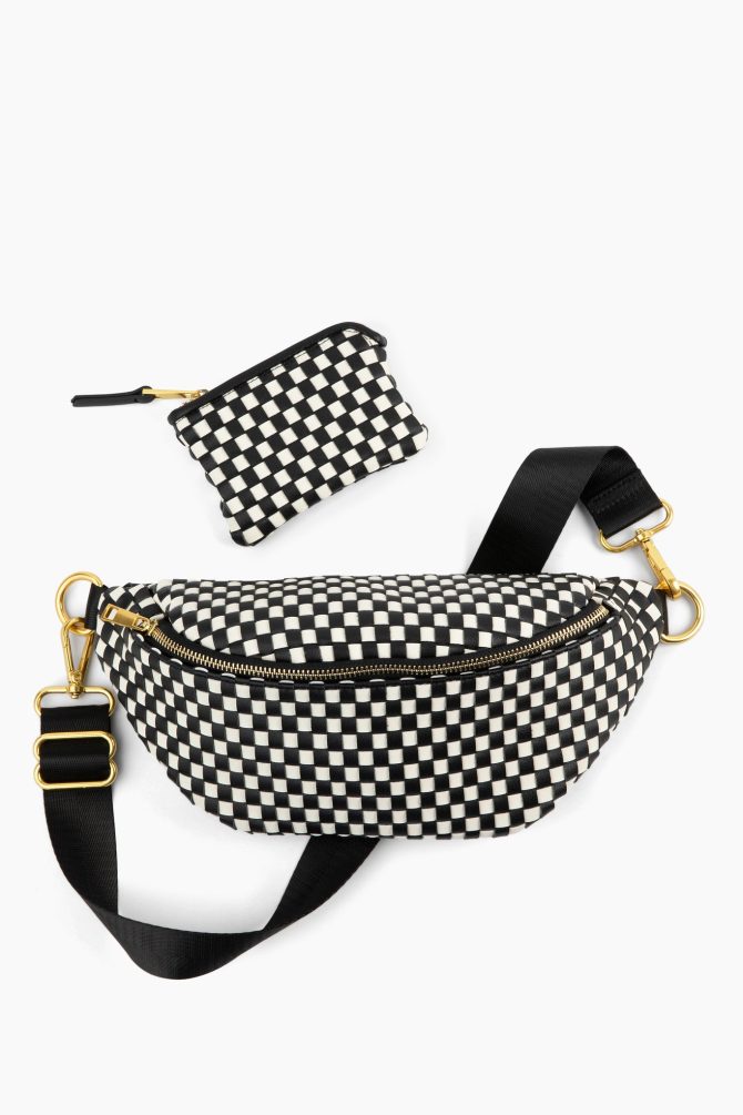The Fawny Pack - Woven Black/White - Image 5